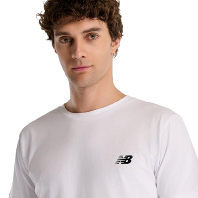 New Balance NB Lifestyle Men Tshirt MNT1537-WT Beyaz Tişört