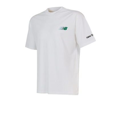 New Balance NB Lifestyle Men Tshirt MNT1644-WT Beyaz Tişört