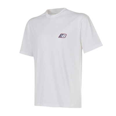 New Balance NB Lifestyle Men Tshirt MNT1647-WT Beyaz Tişört