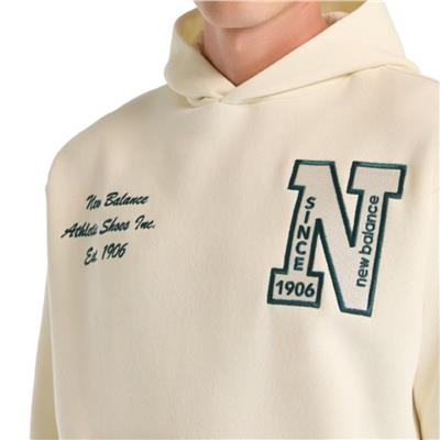 New Balance NB Lifestyle Unisex Hoodie UNH3534-SST Bej Sweatshirt