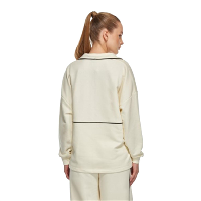 New Balance Nb Lifestyle Women Sweatshirt WNC3402-SST Beyaz Sweatshirt