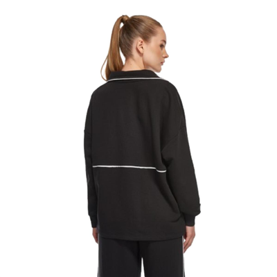 New Balance Nb Lifestyle Women Sweatshirt WNC3402-BK Siyah Sweatshirt