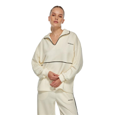 New Balance Nb Lifestyle Women Sweatshirt WNC3402-SST Beyaz Sweatshirt