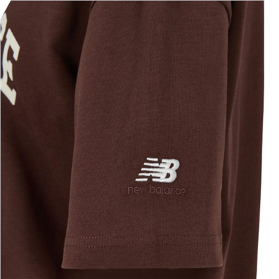 New Balance Nb Lifestyle Women T-shirt WNT1402-EAS Kahverengi Tişört