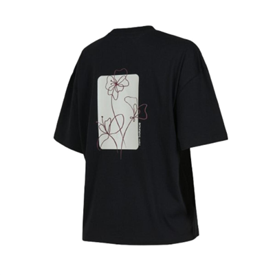 New Balance Nb Lifestyle Women T-shirt WNT3630-BK Siyah Tişört