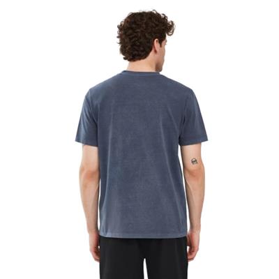 Skechers Organic Coll. M Short Sleeve  T-Shirt S241166-410 Lacivert Tişört