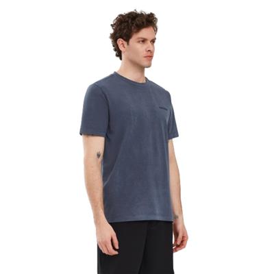 Skechers Organic Coll. M Short Sleeve  T-Shirt S241166-410 Lacivert Tişört