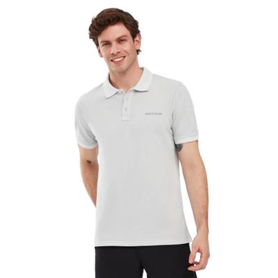 Skechers Organic Coll. M Short Sleeve Polo Shirt S241165-035 Gri Tişört