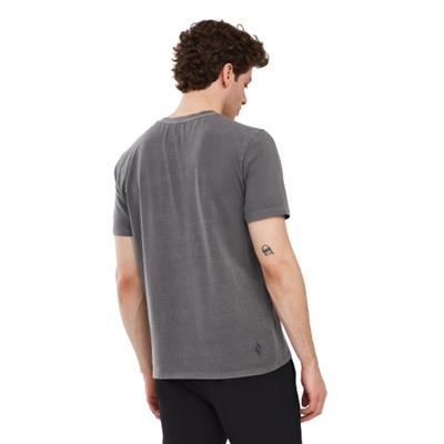 Skechers Organic Coll. M Short Sleeve  T-Shirt S241166-003 Gri Tişört