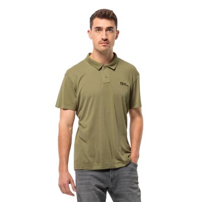 Jack Wolfskin Pikeh Polo M 1809731-4511 Haki Tişört