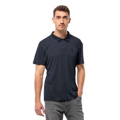 Jack Wolfskin Pikeh Polo M 1809731-1010 Mavi Tişört