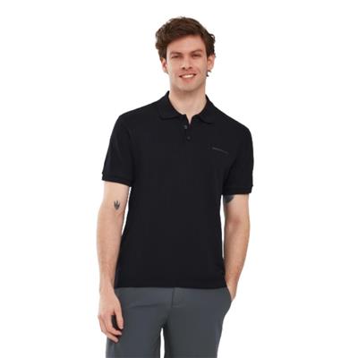 Skechers Polo M Short Sleeve Polo S211800-001 Siyah Tişört