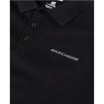 Skechers Polo M Short Sleeve Polo S211800-001 Siyah Tişört