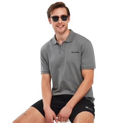 Skechers Polo Shirt M Short Sleeve S211800-003 Gri Tişört
