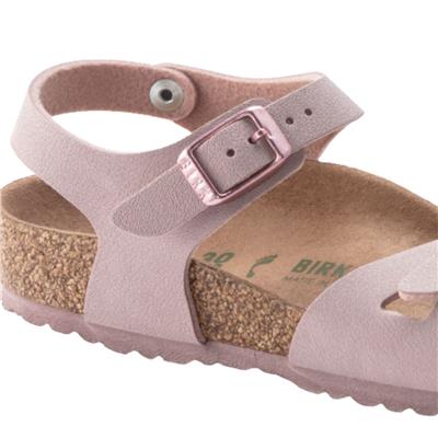 Birkenstock Rio Kids BF Earthy Vegan 1023433 Pembe Sandalet&Terlik