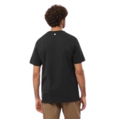 Salomon Runnıng Graphıc Ss Tee M LC2218800 Siyah Tişört