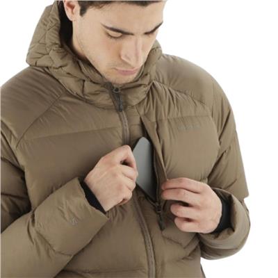 Salomon Outlıne Down Hooded Jkt M LC2360900  Kahverengi Mont