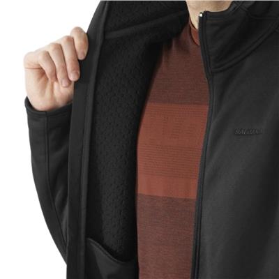 Salomon Outline Warm Fleece Fz M LC2300800  Siyah Ceket