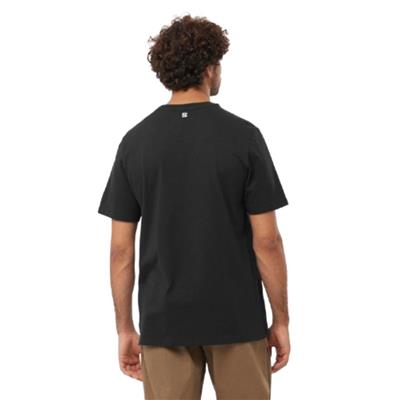 Salomon Running Graphic Ss Tee M LC2218800 Siyah Tişört