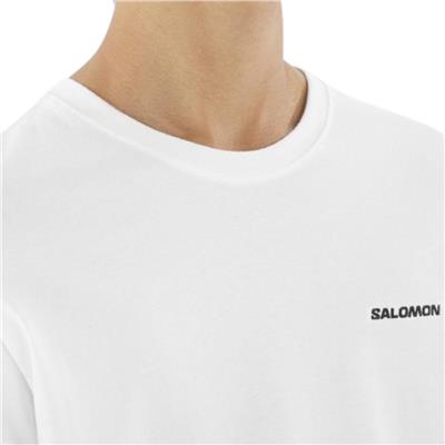 Salomon Salomon Logo Tee M LC2526400 Beyaz Tişört