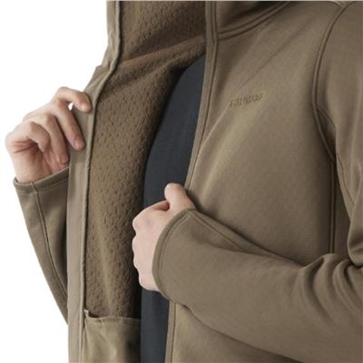 Salomon Sntıal Mıdfleece Fz Hd M LC2293400  Kahverengi Ceket