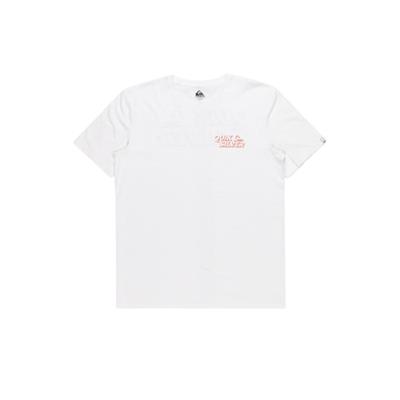 Quiksilver Shadow Knock EQYZT07665-10 Beyaz Tişört