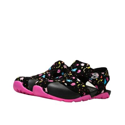 Skechers Sıde Wave - Lıl Paınter 86428L-BKHP Siyah Sandalet&Terlik