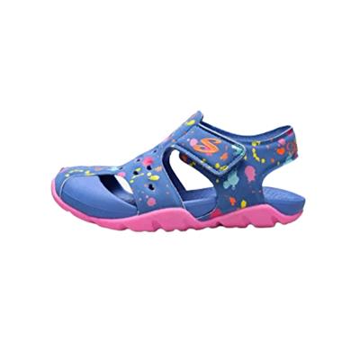 Skechers Sıde Wave-Lıl Prınter 86428N-BLPK Mavi Sandalet&Terlik