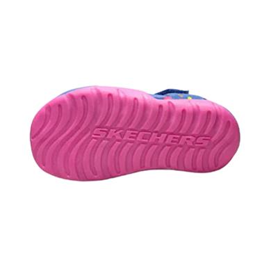Skechers Sıde Wave-Lıl Prınter 86428N-BLPK Mavi Sandalet&Terlik