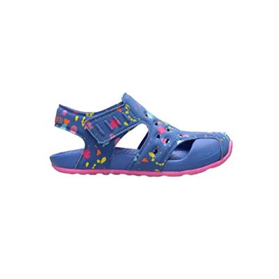 Skechers Sıde Wave-Lıl Prınter 86428N-BLPK Mavi Sandalet&Terlik