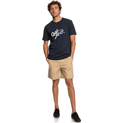 Quiksilver Sıgnaturemove M Tees EQYZT07223-BYJ0 Lacivert Tişört