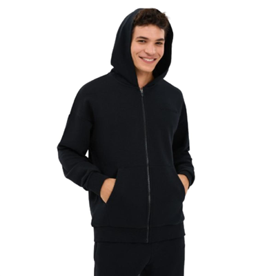 Skechers M Essential Full Zip Hoodie Sweatshirt S2610014-3817 Siyah Sweatshirt