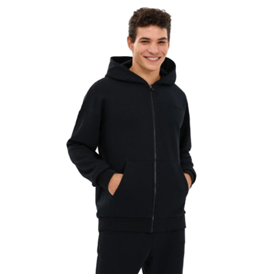 Skechers M Essential Full Zip Hoodie Sweatshirt S2610014-3817 Siyah Sweatshirt