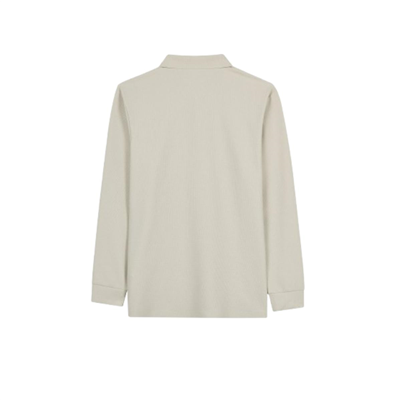 Skechers M Long Sleeve Waffle Polo S2620148-1559 Bej Tişört