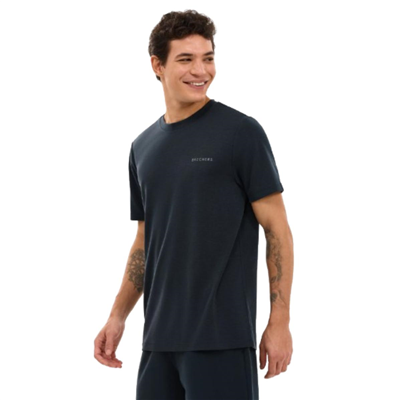 Skechers M Regular T-Shirt S2610125-3817 Siyah Tişört