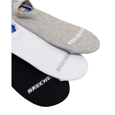 Skechers U No Show 3 Pack Socks S2520314-3474 Çok Renkli Çorap
