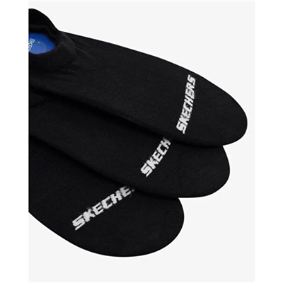 Skechers U No Show 3 Pack Socks S2520314-3817 Siyah Çorap