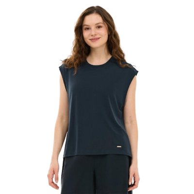 Skechers W Soft Touch Loose Fit T-Shirt S2610047-3817 Siyah Tişört