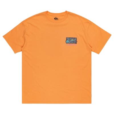 Quiksilver Spin Cycle Ss EQYZT07653-25178 Turuncu Tişört