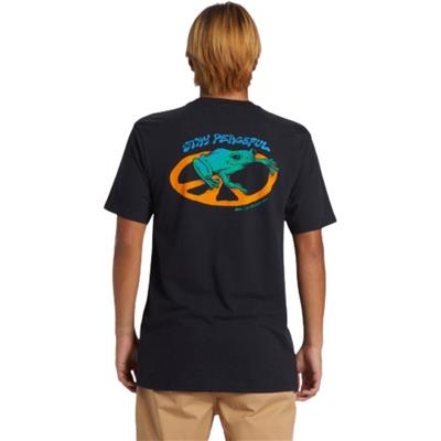 Quiksilver Stay Peaceful Moe AQYZT09541-10010 Siyah Tişört