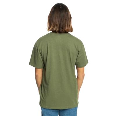 Quiksilver Step Inside Ss EQYZT07678-17036 Yeşil Tişört