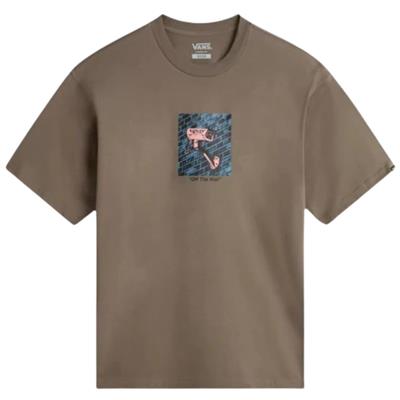 Vans Surveillance Ss VN000HKA9JC1 Kahverengi Tişört