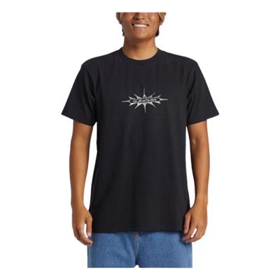 Quiksilver Thorn Badge Ss Stn AQYZT09546-10010 Siyah Tişört