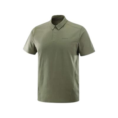 Salomon Tracklıne Polo M LC2439300 Yeşil Tişört