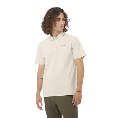 Salomon Tracklıne Polo M LC2439200 Bej Tişört