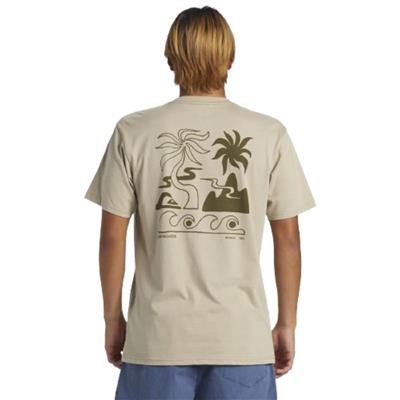 Quiksilver Tropıcal Breeze Mor AQYZT09562-THZ0 Bej Tişört