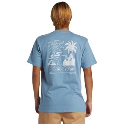 Quiksilver Tropıcal Breeze Mor AQYZT09562-W12 Mavi Tişört