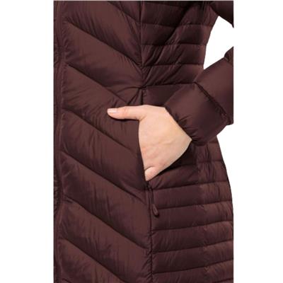 Jack Wolfskin Tundra Down Coat 1207751-2866 Bordo Mont&Ceket