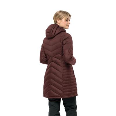 Jack Wolfskin Tundra Down Coat 1207751-2866 Bordo Mont&Ceket