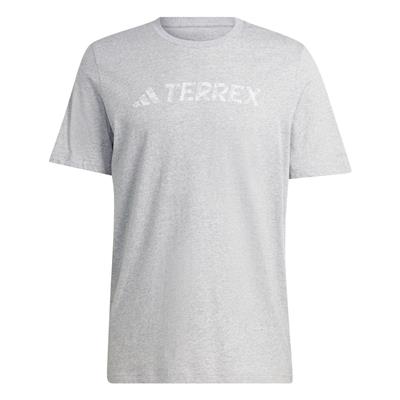 Adidas Tx Logo Tee HY1695 Gri Tişört